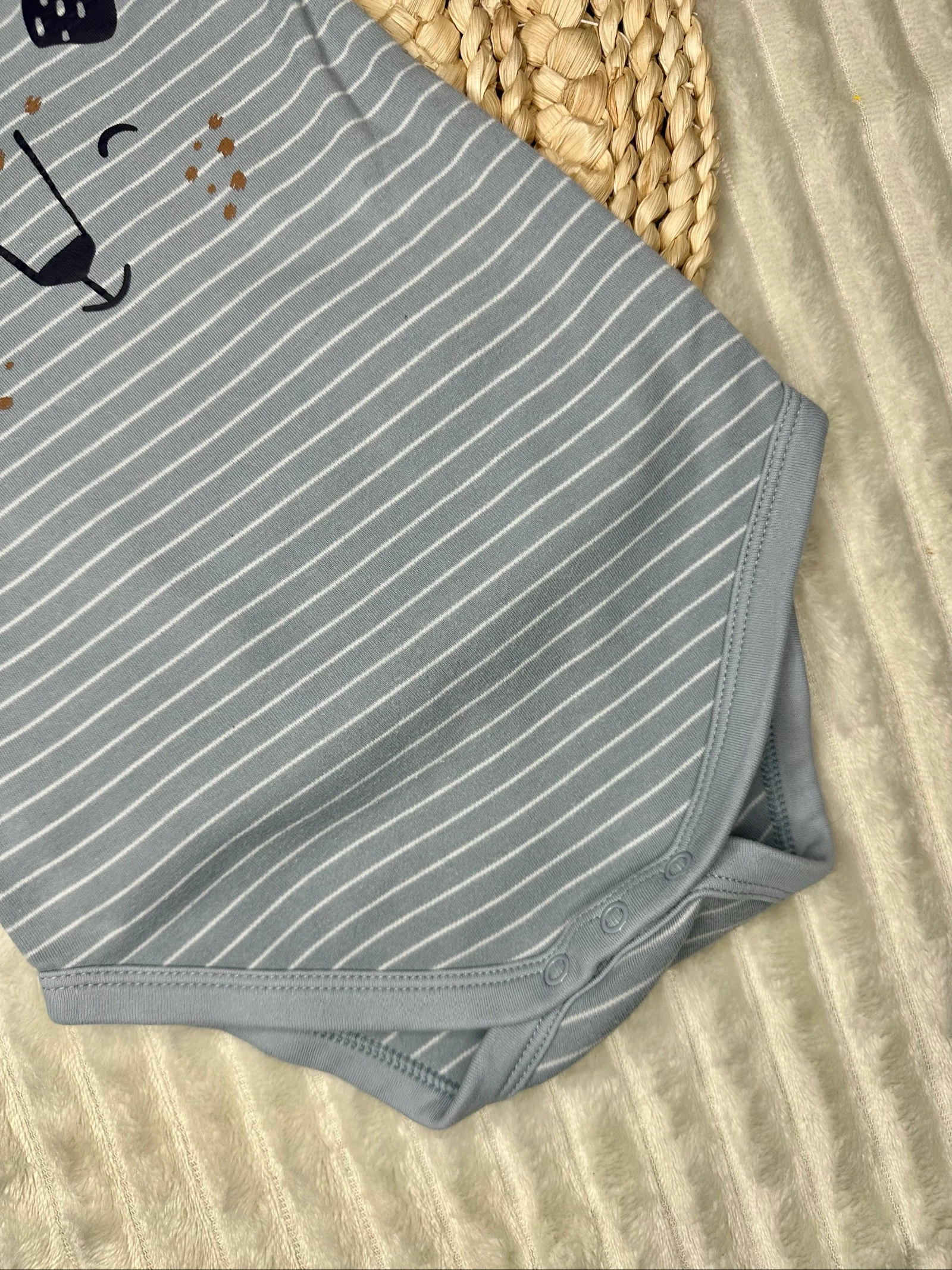 Body de mangas curtas C&A 86 cm azul – photo 3